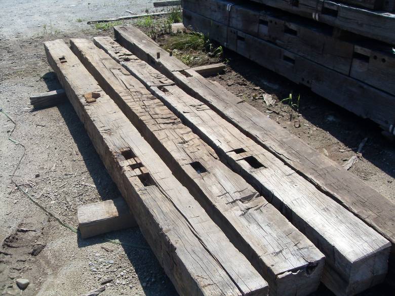 Hand Hewn Timbers